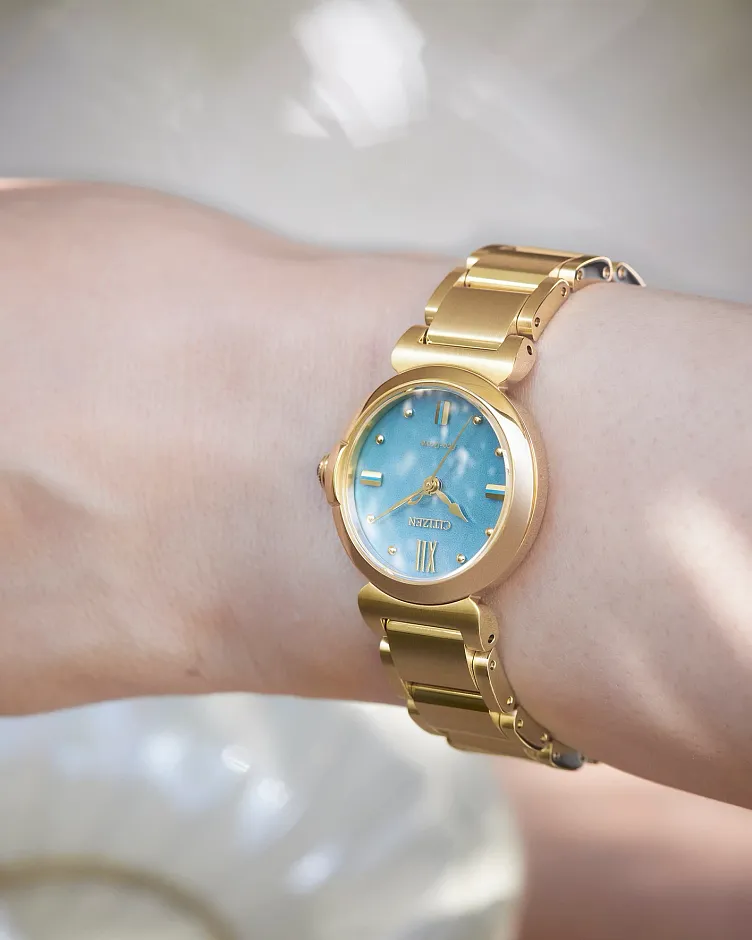 Citizen L Mae Light Blue Dial Stainless Steel Bracelet EM1133-85L Citizen L Mae Light Blue Dial Stainless Steel Bracelet EM1133-85L